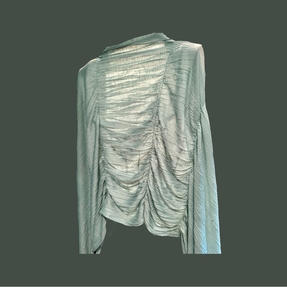 2 WOMENS SCARF WRAPS IN TURQUOISE & TAN. - Picture 8 of 9